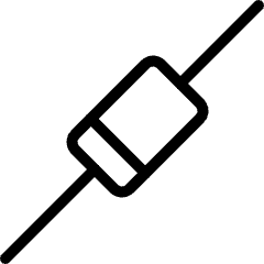 Electronics Shottkey Diode Icon from Ultimate Light Set