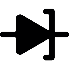 Electronics Tunnel Diode Icon from Ultimate Bold Set