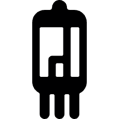 Electronics Vacuum Tube Icon from Ultimate Bold Set