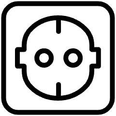 Power Outlet Type F Icon from Ultimate Light Set