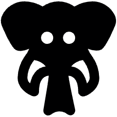 Elephant Head Icon from Ultimate Bold Set