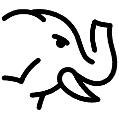 Elephant Head Size Icon from Ultimate Light Set