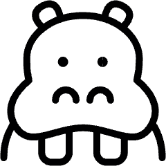 Hippo Icon from Ultimate Light Set