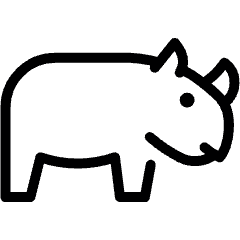 Rhino Body Icon from Ultimate Light Set