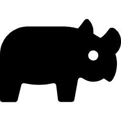 Rhino Body Icon from Ultimate Bold Set