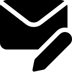 Email Action Edit Icon from Ultimate Bold Set