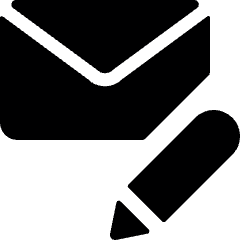 Email Action Edit Icon from Ultimate Bold Set