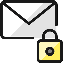 Email Action Lock Icon from Ultimate Colors Set