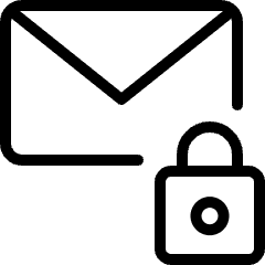 Email Action Lock Icon from Ultimate Light Set