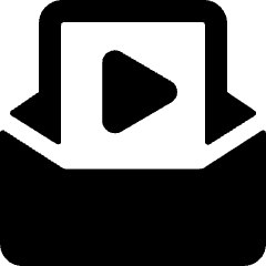 Email Action Play Icon from Ultimate Bold Set