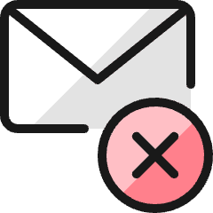 Email Action Remove Icon from Ultimate Colors Set