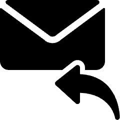 Email Action Reply 1 Icon from Ultimate Bold Set