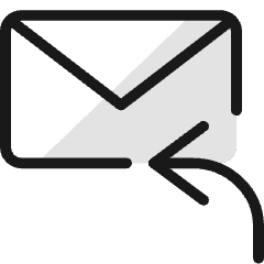 Email Action Reply 2 Icon from Ultimate Colors Set