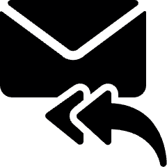 Email Action Reply All 1 Icon from Ultimate Bold Set