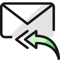 Email Action Reply All 1 Icon from Ultimate Colors Set