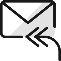 Email Action Reply All 2 Icon from Ultimate Colors Set