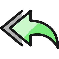 Email Action Reply All Icon from Ultimate Colors Set