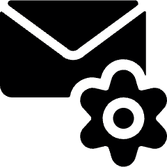Email Action Settings Icon from Ultimate Bold Set