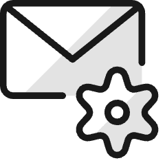 Email Action Settings Icon from Ultimate Colors Set