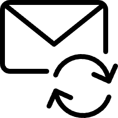 Email Action Sync 1 Icon from Ultimate Light Set