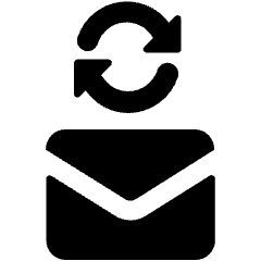 Email Action Sync Icon from Ultimate Bold Set