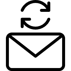 Email Action Sync Icon from Ultimate Light Set