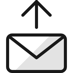 Email Action Upload Icon from Ultimate Colors Set