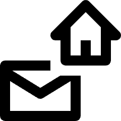 Email Home Inbox Icon from Nova Line Set