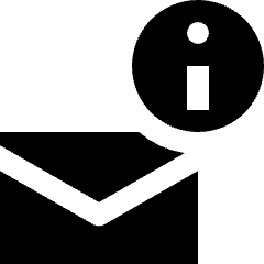 Email Information Icon from Nova Solid Set