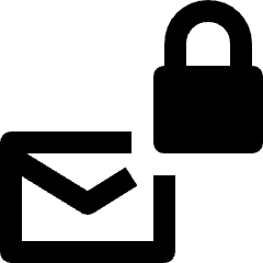 Email Lock Icon from Nova Line Set