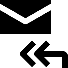 Email Reply All 1 Icon from Nova Solid Set