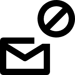 Email Restrict Icon from Nova Line Set