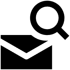 Email Search 1 Icon from Nova Solid Set