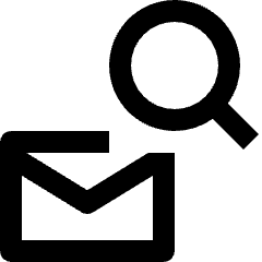 Email Search Icon from Nova Line Set