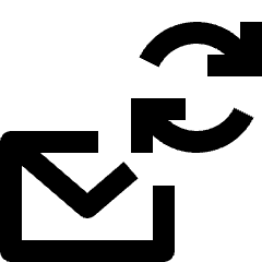 Email Sync Refresh Icon from Nova Line Set