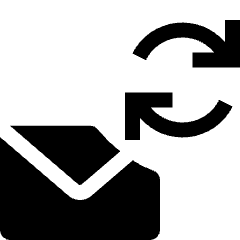 Email Sync Refresh Icon from Nova Solid Set