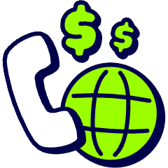 Online Call Price Icon from Stickies Duo Set