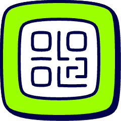Qr Code Icon from Stickies Duo Set