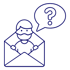 Email Help 1 Illustration from UX Line Set