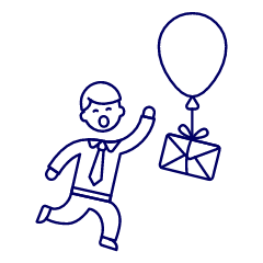 Mail Balloon 2 Illustration from UX Line Set