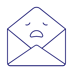 Smiley Mail Sigh Illustration from UX Line Set