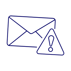 Mail Attention Illustration from UX Line Set