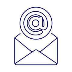 Email Address 1 Illustration from UX Line Set