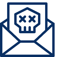 Email Death Threat Icon from Cyber Line Set