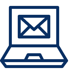 Email Laptop Icon from Cyber Line Set
