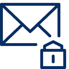 Email Password Protect Icon from Cyber Line Set