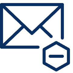 Email Subtract Icon from Cyber Line Set