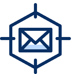 Email Target Icon from Cyber Duotone Set