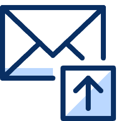 Email Upload Icon from Cyber Duotone Set