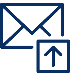 Email Upload Icon from Cyber Line Set
